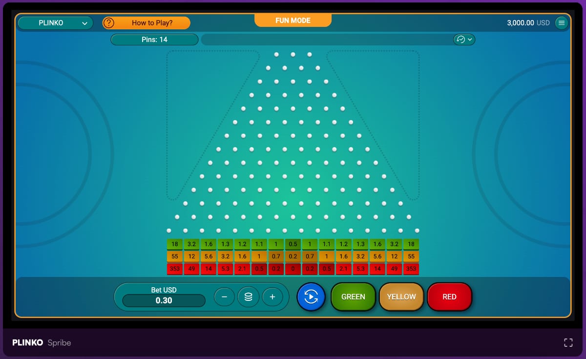InstaSpin plinko